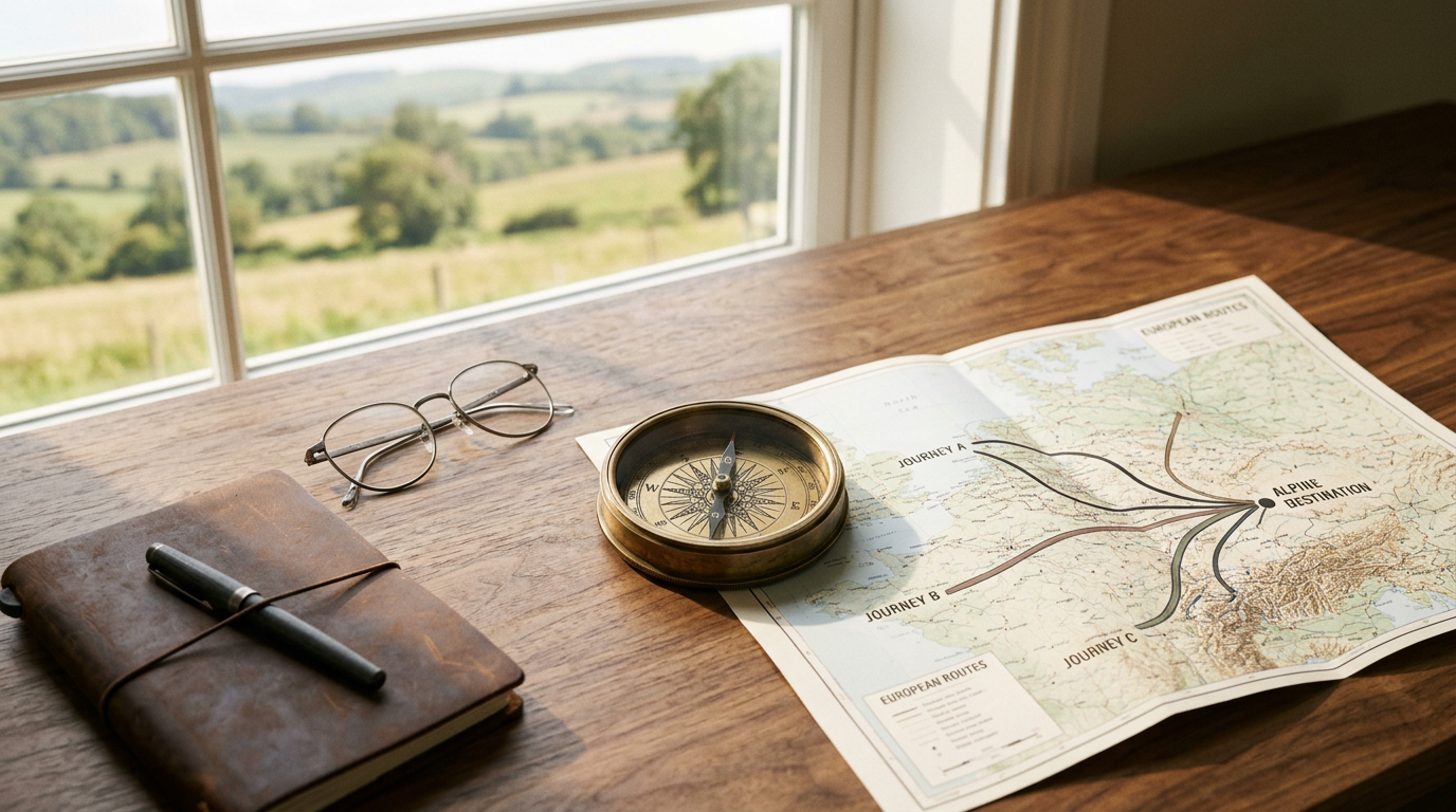 Compass and practice valuation documents representing strategic RIA succession planning