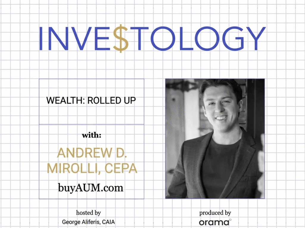 Andrew Mirolli speaking with George Aliferis on Investology.